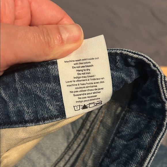 Rag &Bone Rachel Barrel Leg Siesta Super High-Rise Rigid Jean ButtonFly Size 28 - Picture 13 of 14